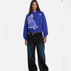 Aelfric Eden Blue Dachshund Graphic Hoodie SOLD OUT At AF! NWT! Medium!